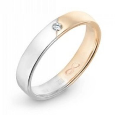 Обручальное кольцо R01-WED-00016-М12719 - Ювелирный бренд Московский ювелирный завод